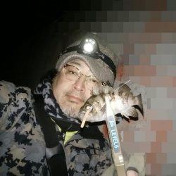 雪がちらついているなか、なんとかヒット！